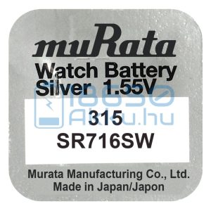 Murata 315 / SR716SW Ezüst-Oxid Gombelem