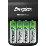 Energizer Base Ni-MH Akkumulátor Töltő + 4db 1300mAh (AA / R6) Ceruza Újratölthető Elem