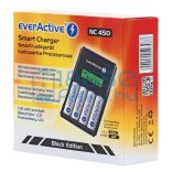 EverActive NC-450 Black Edition Ni-MH Akkumulátor Töltő