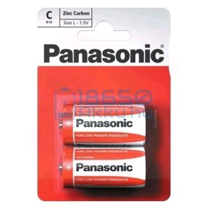 Panasonic Cink-Szén Féltartós (C / R14) Baby Elem (2db)