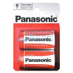   Panasonic Cink-Szén Féltartós (D / R20) Góliát Elem (2db)