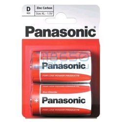   Panasonic Cink-Szén Féltartós (D / R20) Góliát Elem (2db)