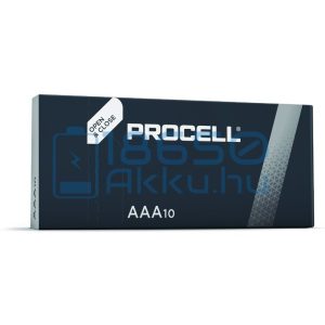 Duracell Procell Alkáli Tartós (AAA / LR03 / MN2400) Mikro Elem (10db)