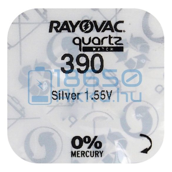 Rayovac 390 Ezüst-Oxid Gombelem