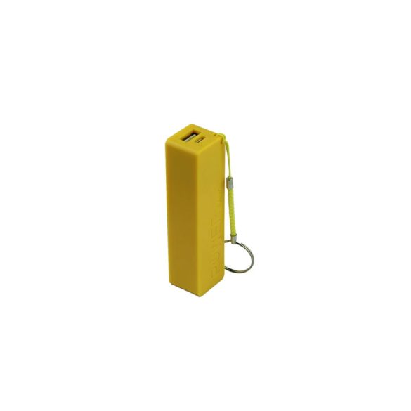 Powerbank 2500mAh sárga