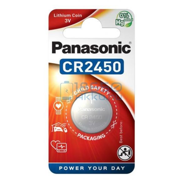 Panasonic CR2450 Lítium Gombelem