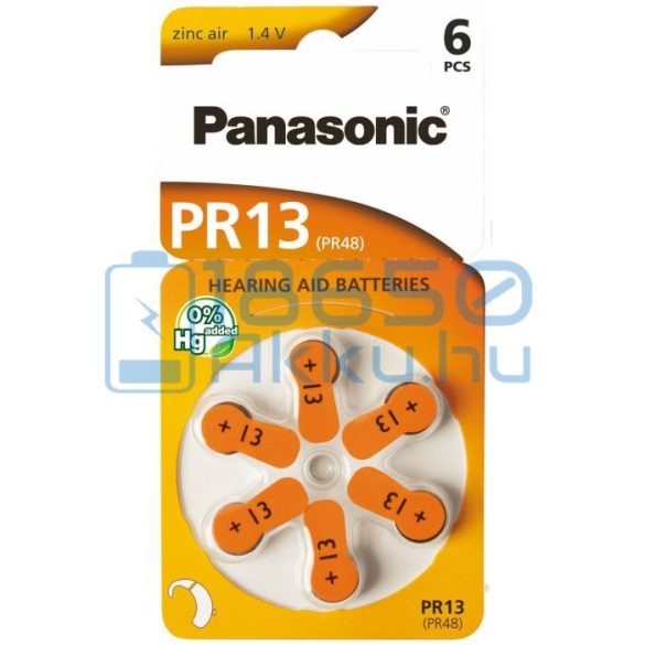 Panasonic 13 / PR48 Hallókészülék Elem