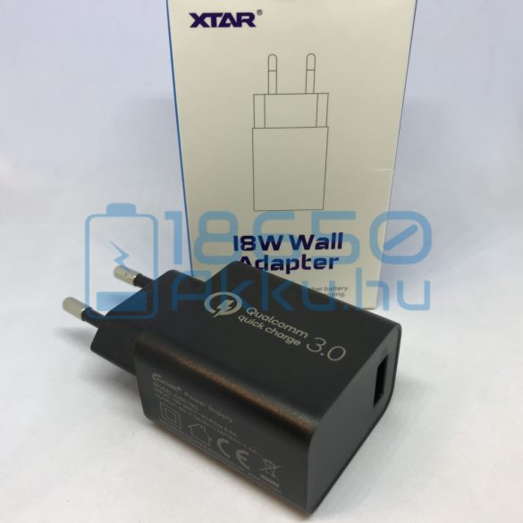 XTAR QC3.0 Gyors töltő fali adapter