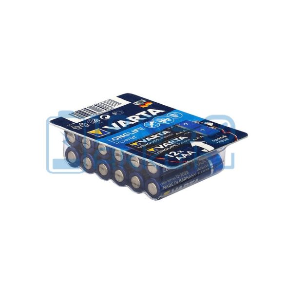 Varta Longlife Power Alkáli Tartós (AAA / LR03) Mikro Elem (12db)