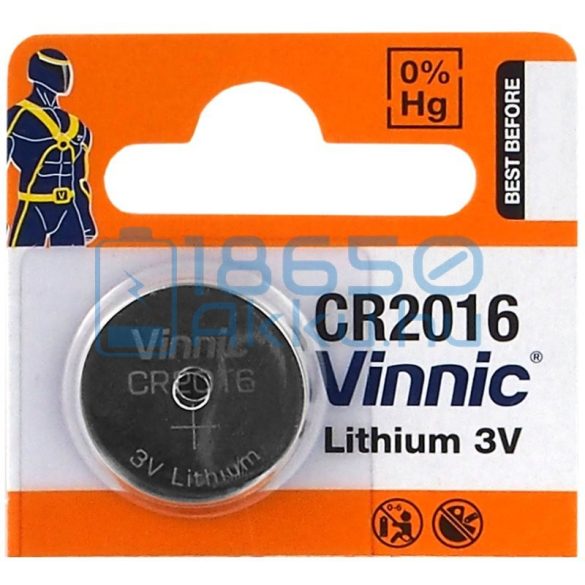 Vinnic CR2016 Lítium Gombelem