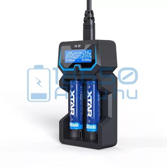 XTAR X2 Extended Akkumulátor Töltő