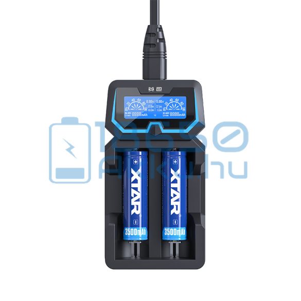 XTAR X2 Extended Akkumulátor Töltő