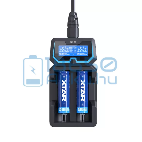 XTAR X2 Extended Akkumulátor Töltő