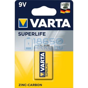 Varta Superlife 6F22 9V Féltartós Cink-Szén Elem