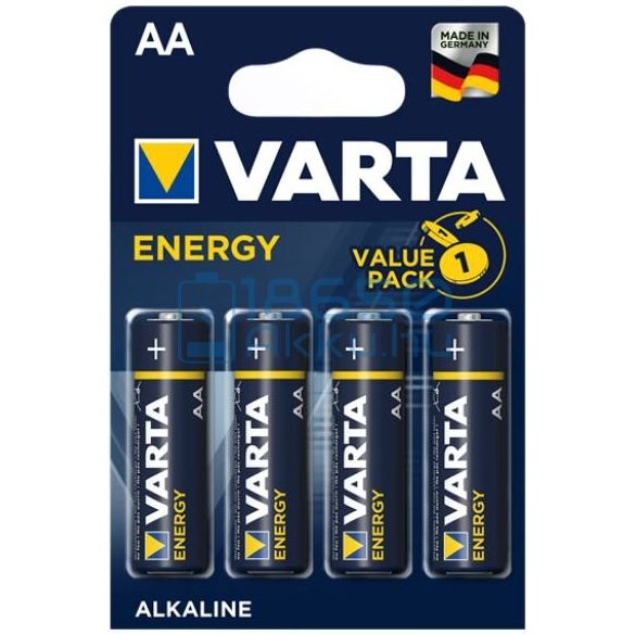 Varta Energy Alkáli Tartós (AA / LR6) Ceruza Elem (4db)