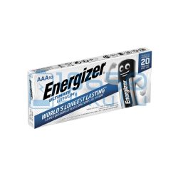   Energizer Ultimate Lithium Extra Tartós Lítium (AAA / R03 / L92) Mikro Elem (10db)