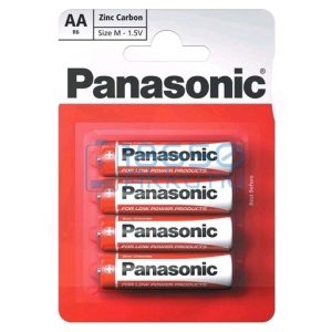 Panasonic Cink-Szén Féltartós (AA / R6) Ceruza Elem (4db)