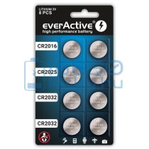 EverActive Lítium Gombelem Csomag (8db)