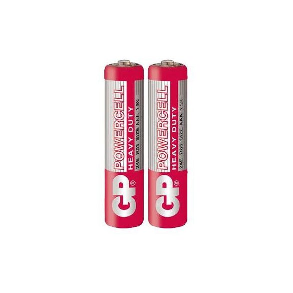 GP PowerCell Cink-Szén Féltartós (AAA / R03) Mikro Elem (2db)