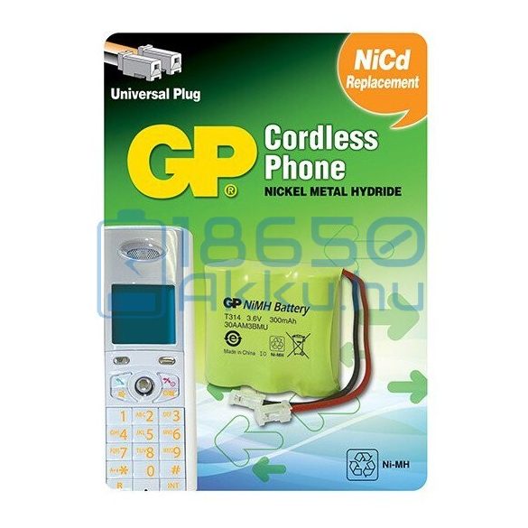 GP T314 Cordless Telefon Akkumulátor