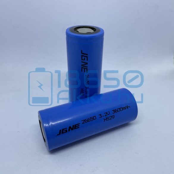 JGNE 26650 3600mAh 10,2A LiFePO4 Akkumulátor