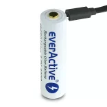 EverActive Professional 18650 3100mAh 12A USB Akkumulátor + Micro USB Töltőkábel + Box