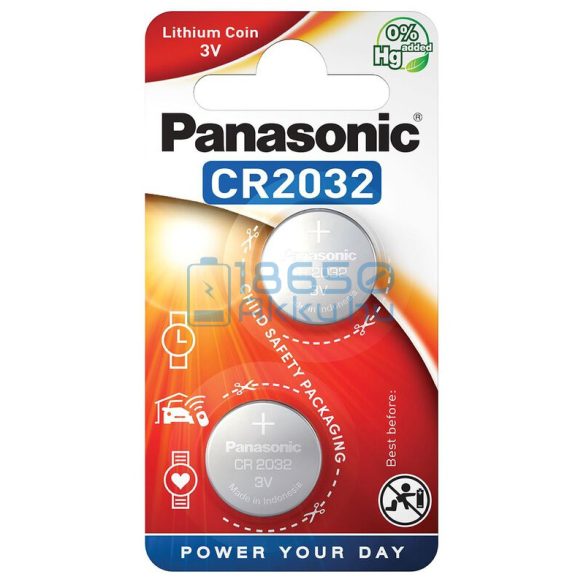 Panasonic CR2032 Lítium Gombelem (2db)