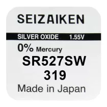 Seiko Seizaiken 319 / SR527SW Ezüst-Oxid Gombelem