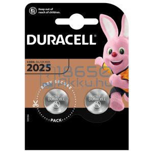 Duracell CR2025 Lítium Gombelem (2db)