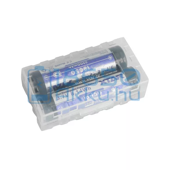XTAR 2 db x 18650/18700 akku/akkumulátor tartó/tároló tok/doboz