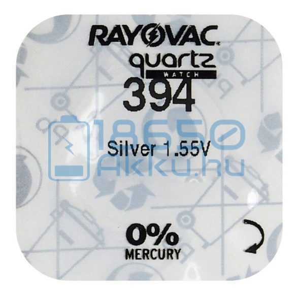 Rayovac 394 Ezüst-Oxid Gombelem