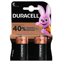   Duracell Basic Alkáli Tartós (C / LR14 / MN1400) Baby Elem (2db)