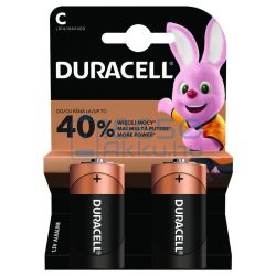   Duracell Basic Alkáli Tartós (C / LR14 / MN1400) Baby Elem (2db)