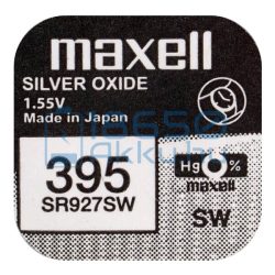 Maxell 395 / SR927SW Ezüst-Oxid Gombelem