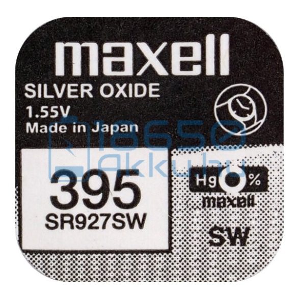 Maxell 395 / SR927SW Ezüst-Oxid Gombelem