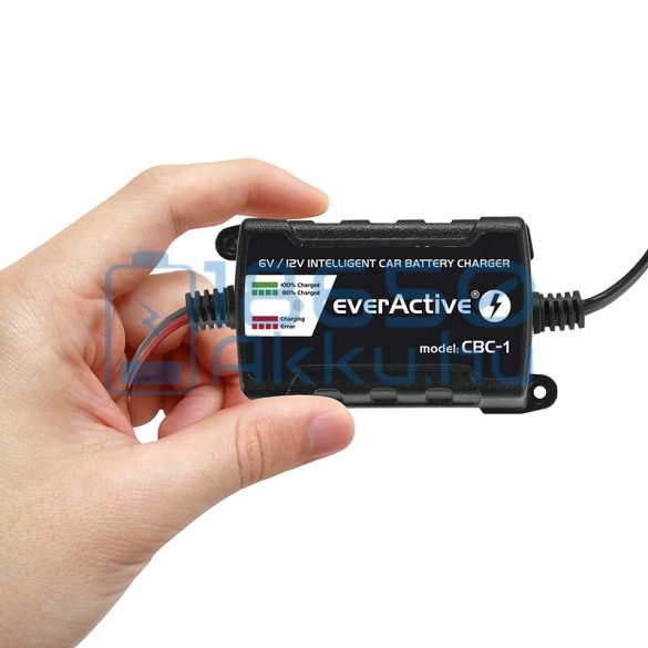 EverActive CBC-1 6V/12V Autó Akkumulátor Töltő