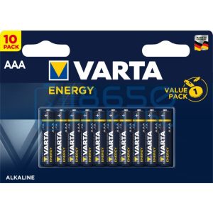Varta Energy Alkáli Tartós (AAA / LR03) Mikro Elem (10db)