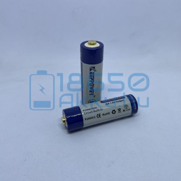 KeepPower AA (14500 / R6) 1950mAh 1,5A USB Akkumulátor (1,5V)