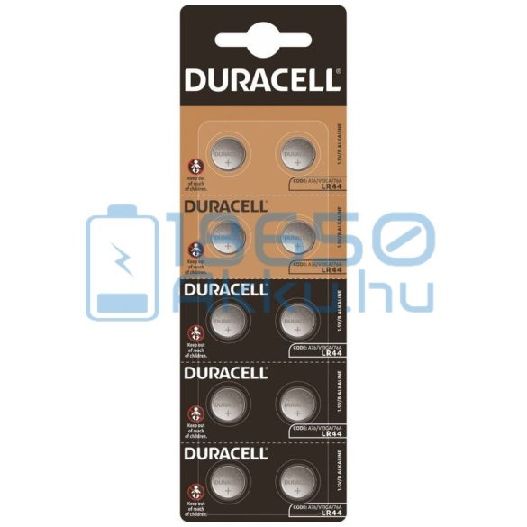 Duracell AG13 / LR44 Alkáli Gombelem