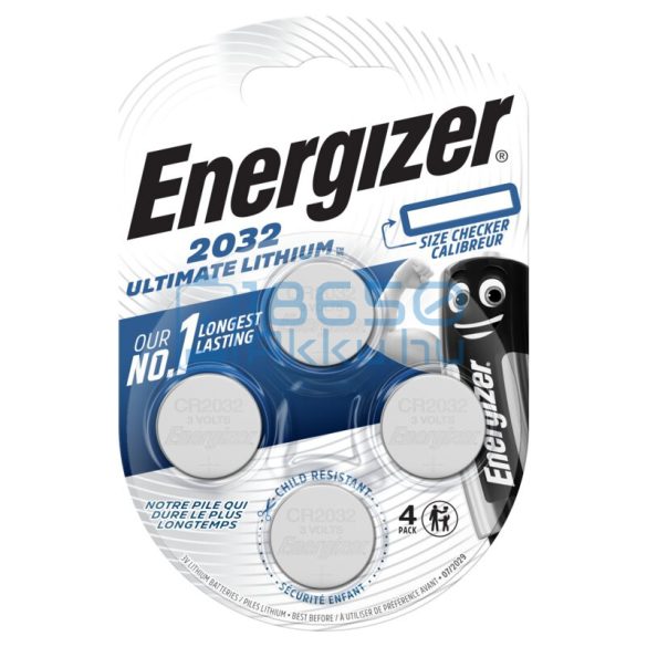 Energizer CR2032 Ultimate Lítium Gombelem (4db)