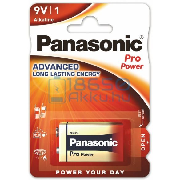 Panasonic Pro Power 6LR61 9V Alkáli Elem
