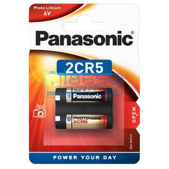 Panasonic 2CR5 6V Lítium Elem