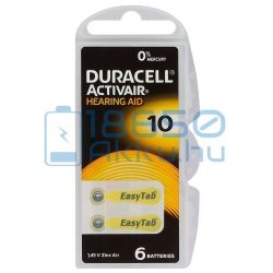 Duracell ActivAir 10 Hallókészülék Elem