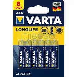 Varta Longlife Alkáli Tartós (AAA / LR03) Mikro Elem (6db)