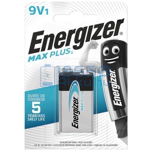 Energizer Max Plus 6LR61 9V Alkáli Elem