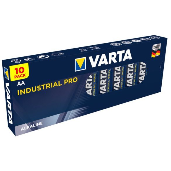 Varta Industrial Pro Alkáli Tartós (AA / LR6) Ceruza Elem (10db)