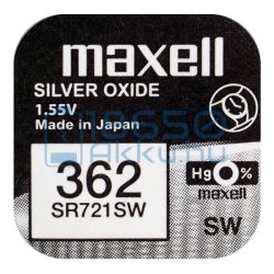 Maxell 362 / SR721SW Ezüst-Oxid Gombelem