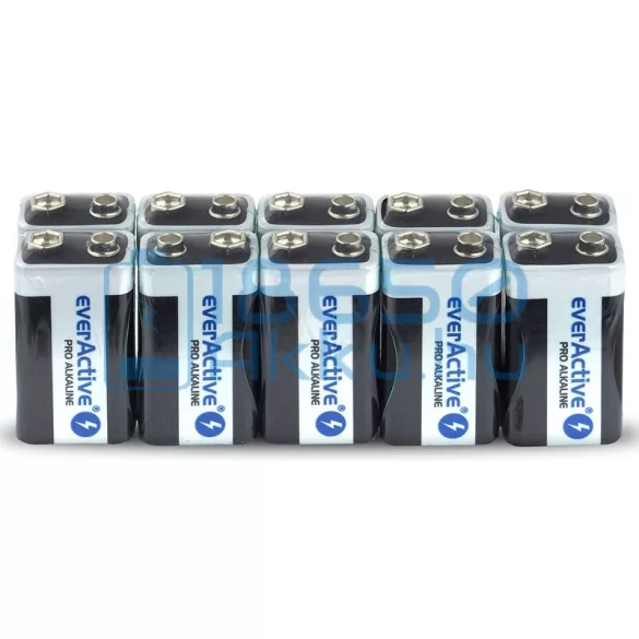 EverActive Pro 6LR61 9V Alkáli Elem (10db)
