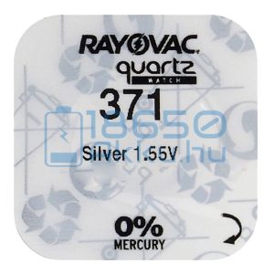 Rayovac 371 Ezüst-Oxid Gombelem