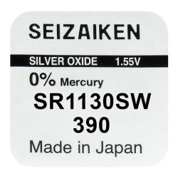 Seiko Seizaiken 390 / SR1130SW Ezüst-Oxid Gombelem